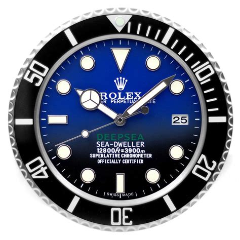 rolex wall clocks wholesale|rolex sea dweller wall clock.